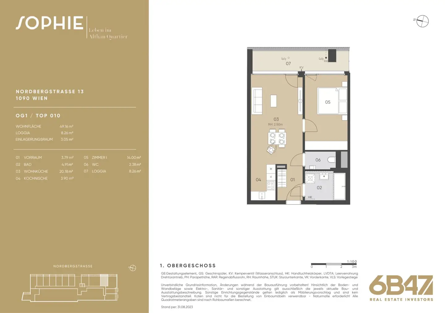 Modern new build apartment with loggia in 9th district