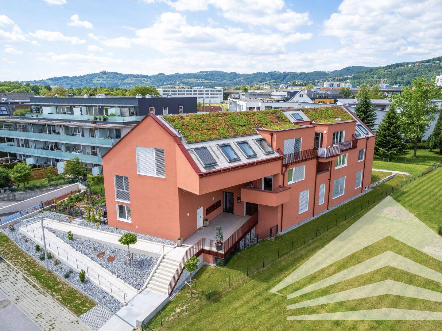 Terrace Maisonette in Linz-Katzbach