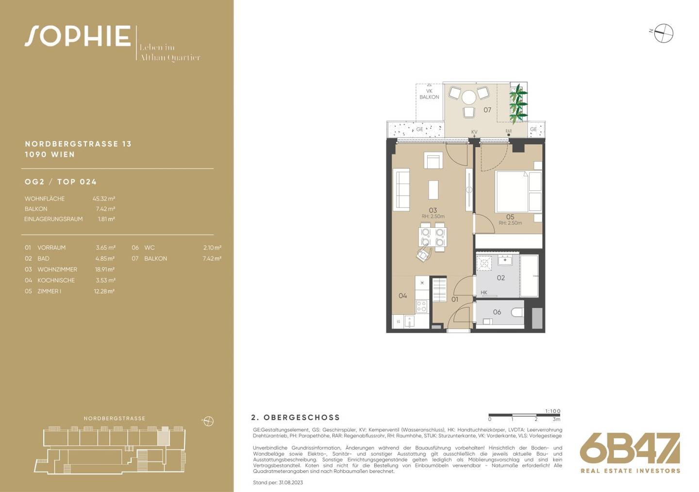 New build apartment with balcony and bright finishes
