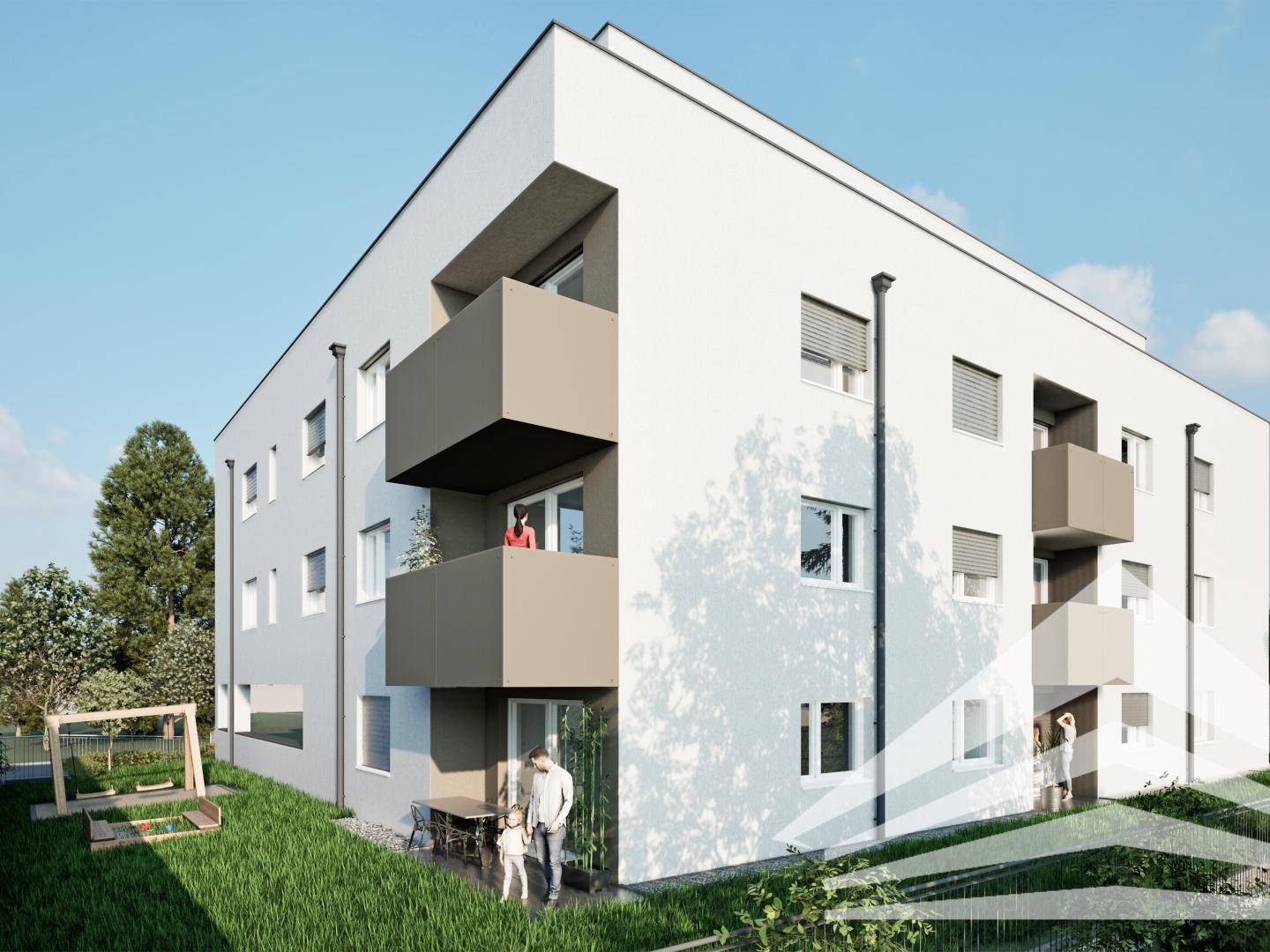 Wohnung im Stadtzentrum Neubau mit Loggia