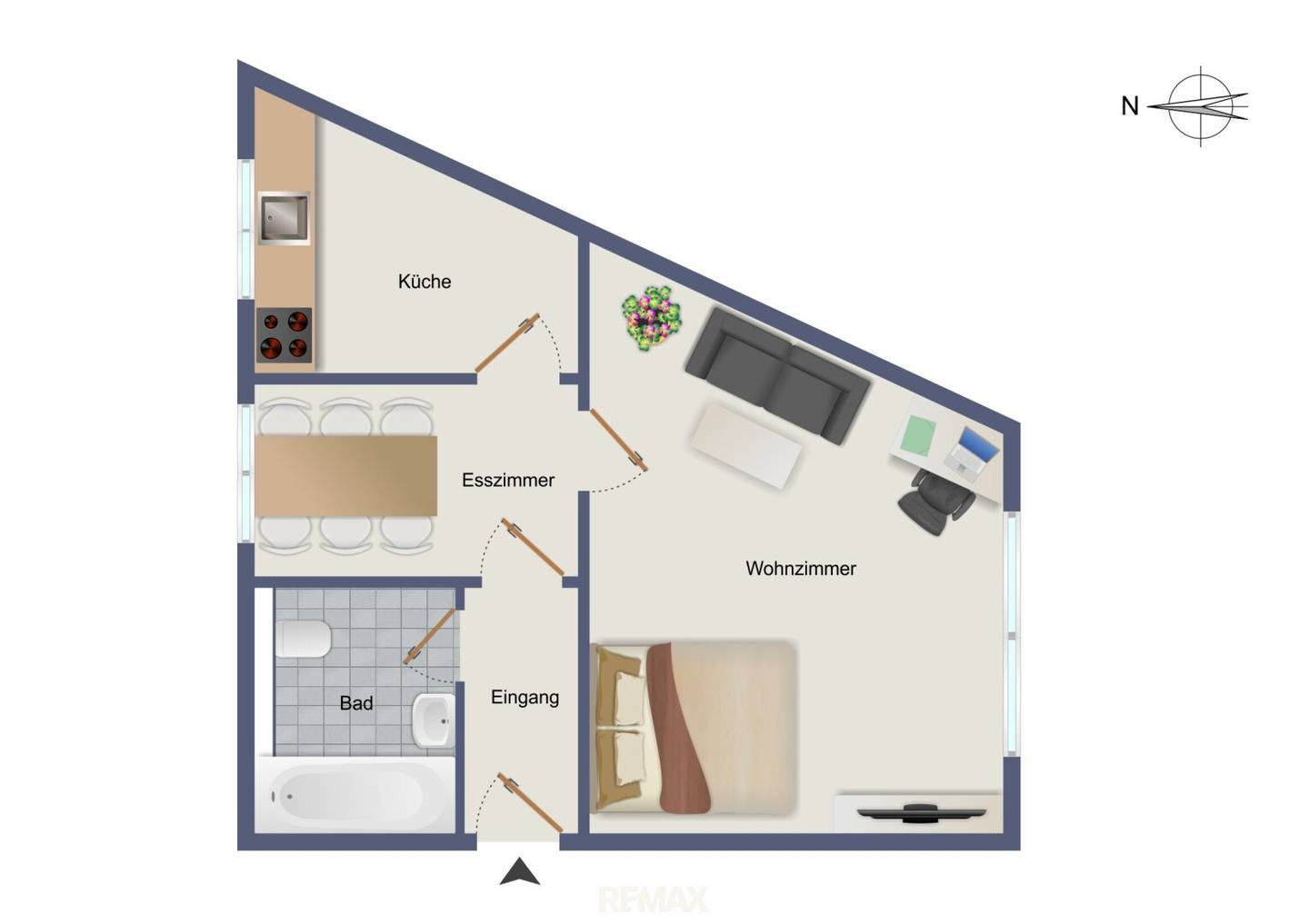 Investor apartment quiet courtyard location near FH Joanneum