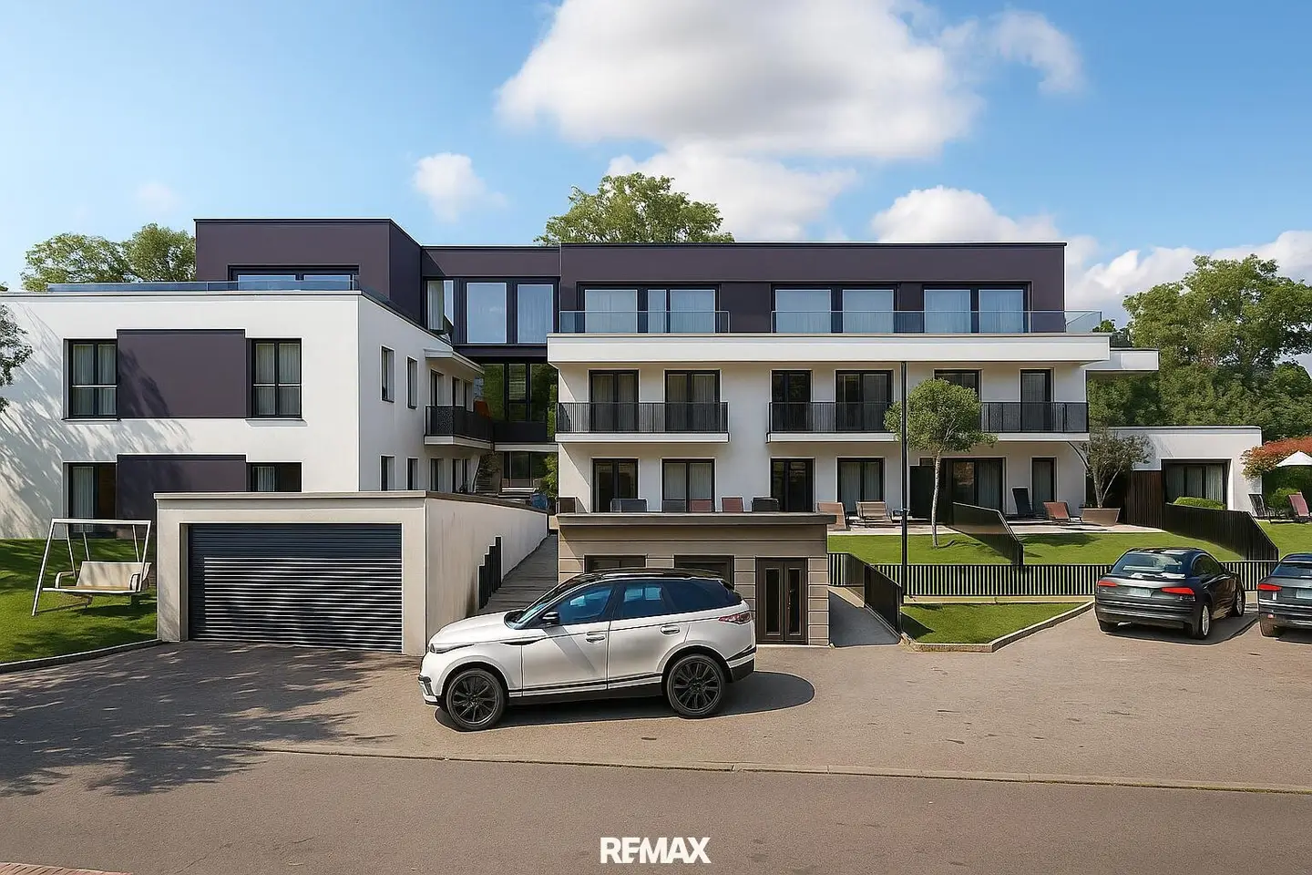 New build apartment with garage included