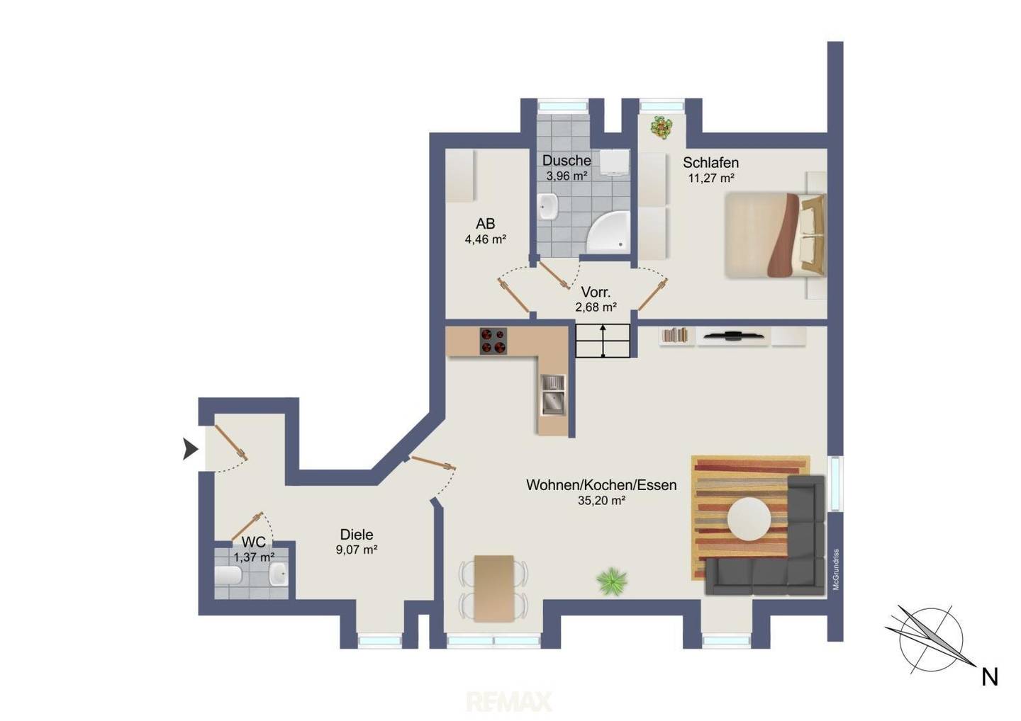 Wohnung im renovierten Gebäude am Hauptplatz