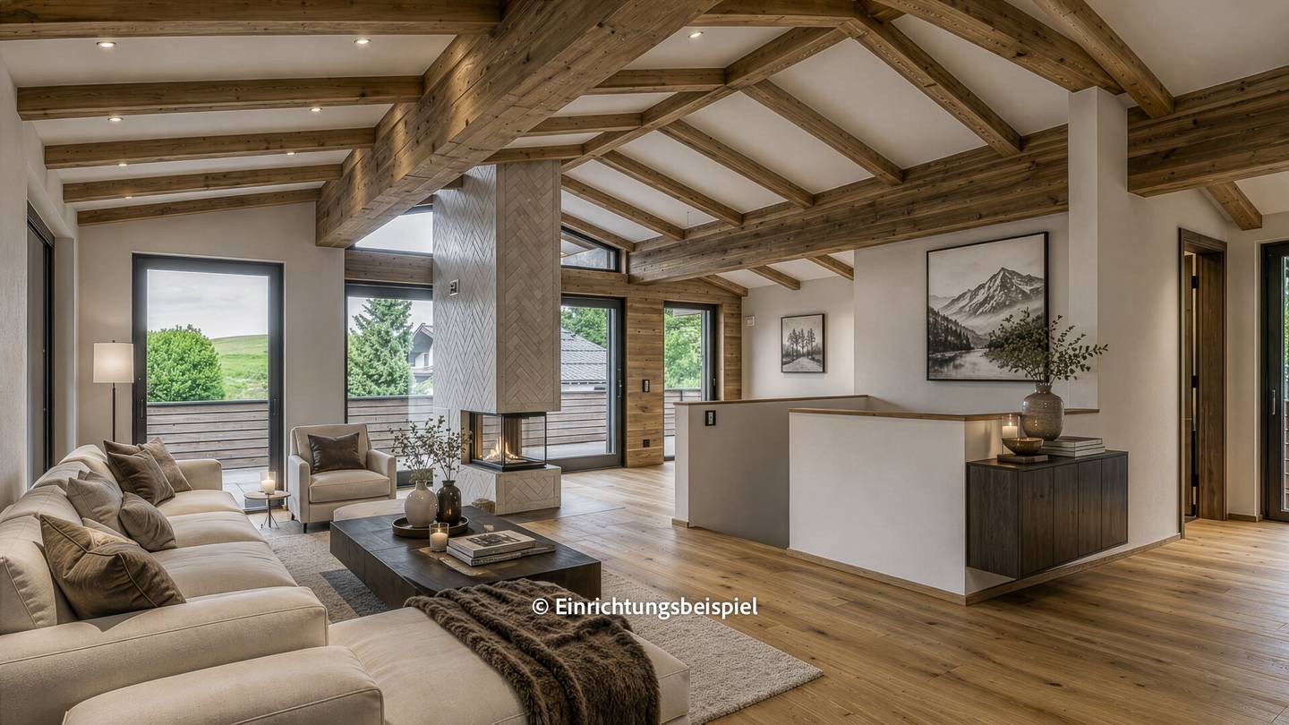 Dachgeschosswohnung Erstbezug Alpenblick