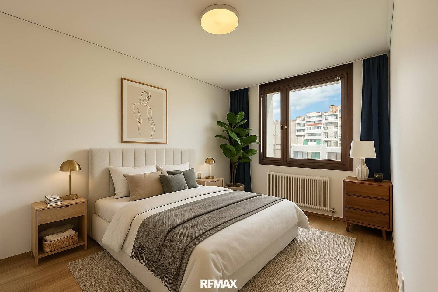 Apartment with roof terrace and bright living space