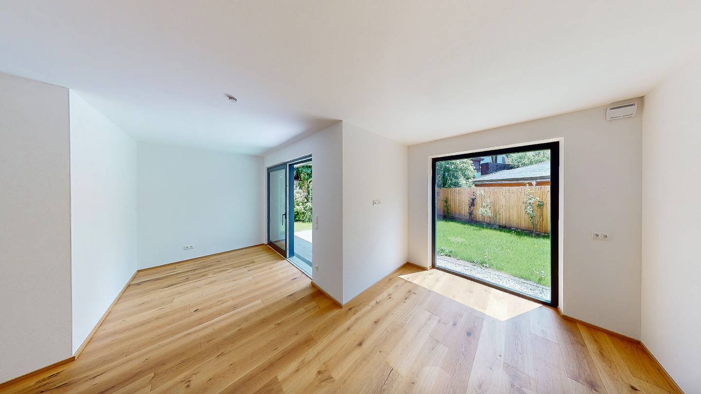 Erdgeschosswohnung Neubau Garten Alpenblick