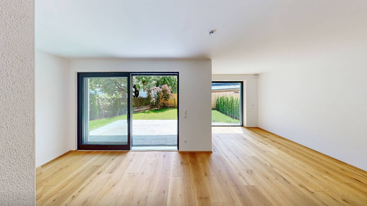 Erdgeschosswohnung Neubau Garten Alpenblick