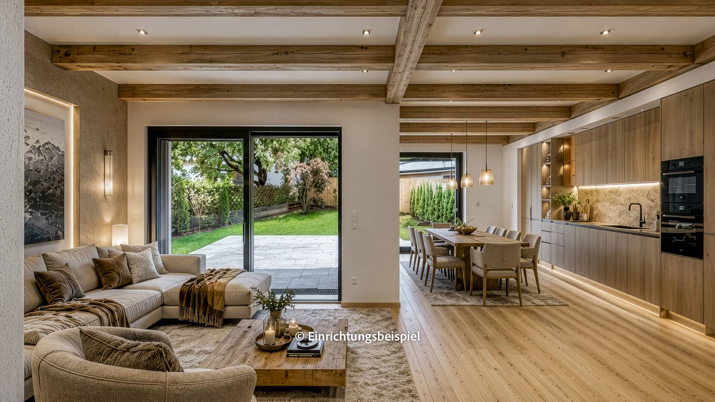 Erdgeschosswohnung Neubau Garten Alpenblick
