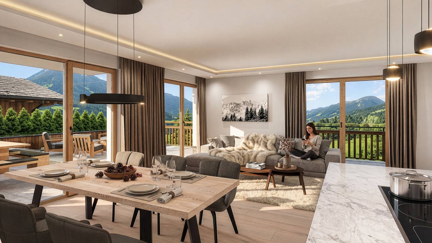 Erdgeschosswohnung Unverbaubare Aussicht Sonnberg