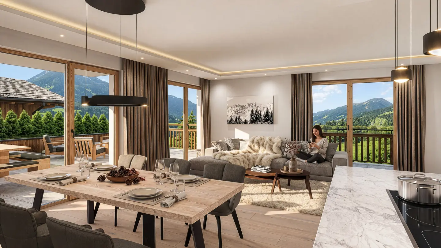 Ground floor apartment Unobstructed view Sonnberg