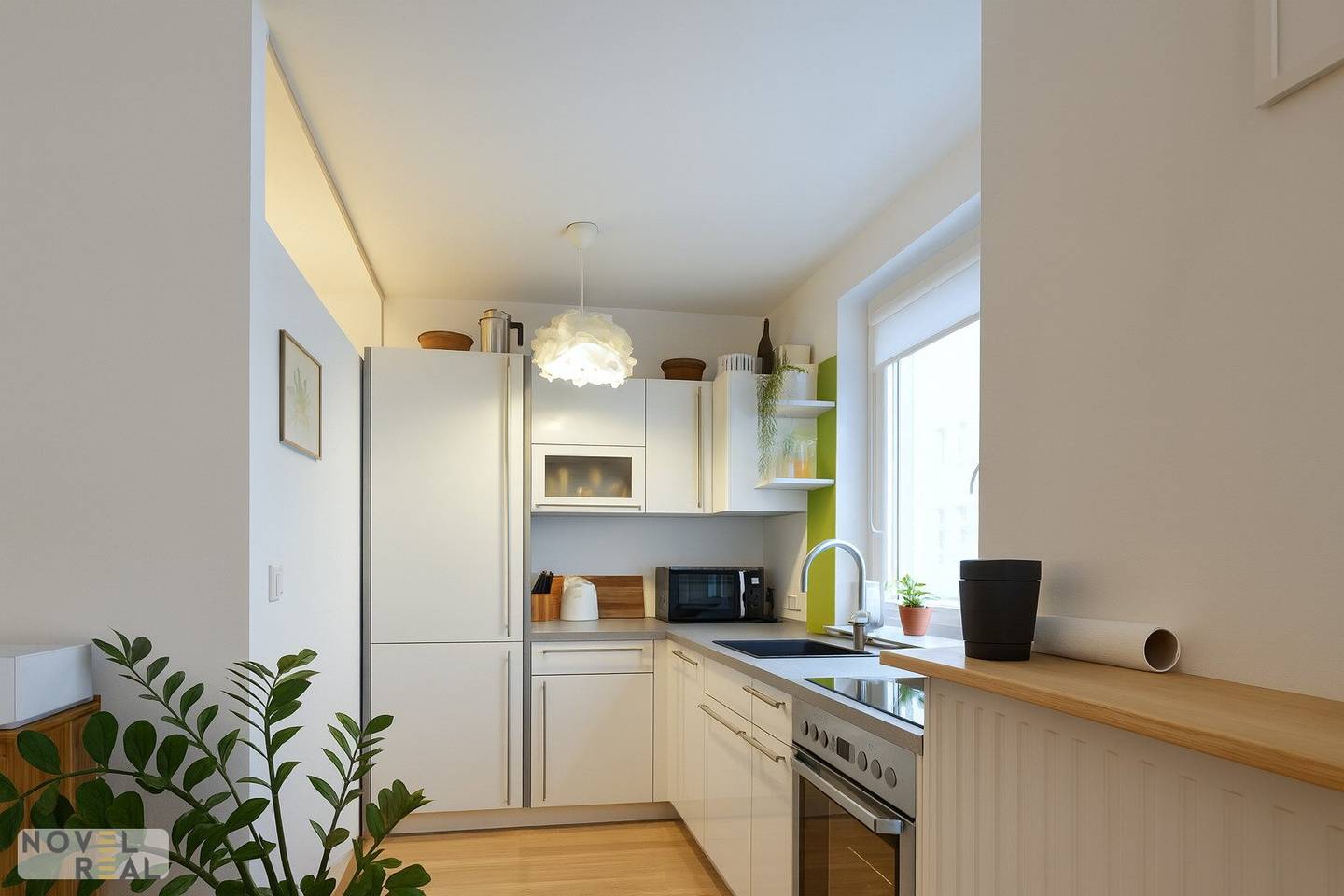 Moderne Wohnung im Alsergrund mit großer Wohnküche und Lift