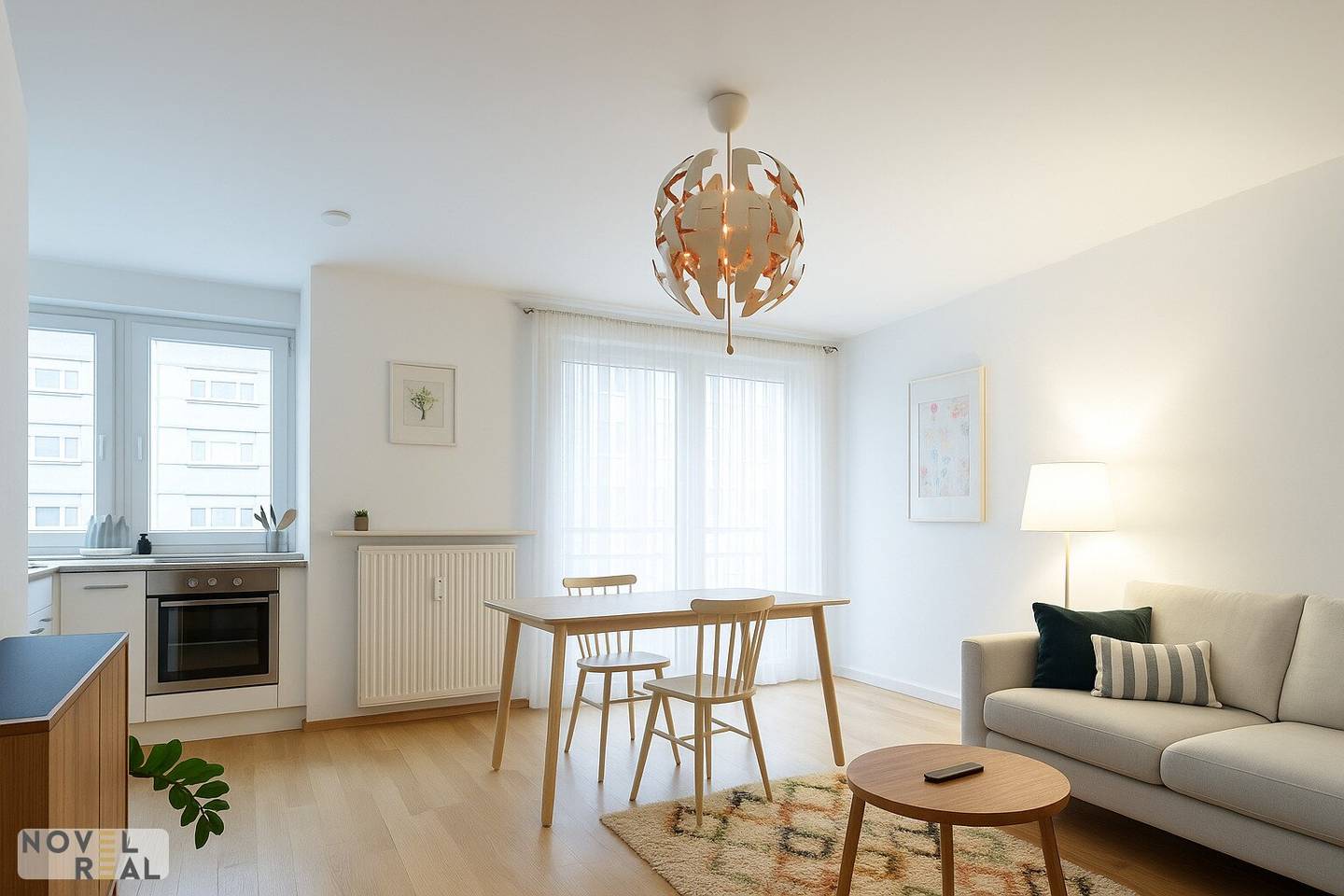 Moderne Wohnung im Alsergrund mit großer Wohnküche und Lift