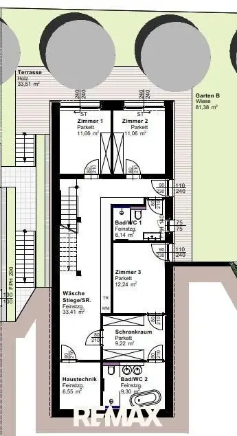 Detached house with rooftop terrace in Waltendorf