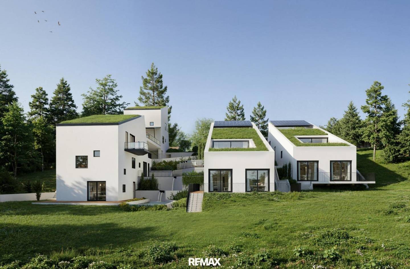 Wohnung mit Dachterrasse und Ausblick ins Grüne