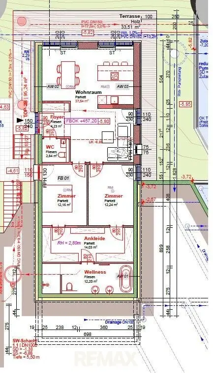 Apartment new construction with terrace and garden