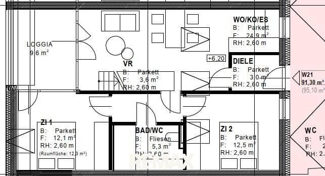 Maisonettewohnung Erstbezug Loggia Lift Ruhige Lage