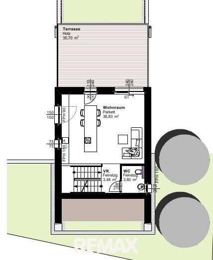 Wohnung Erstbezug Waltendorf große Terrasse