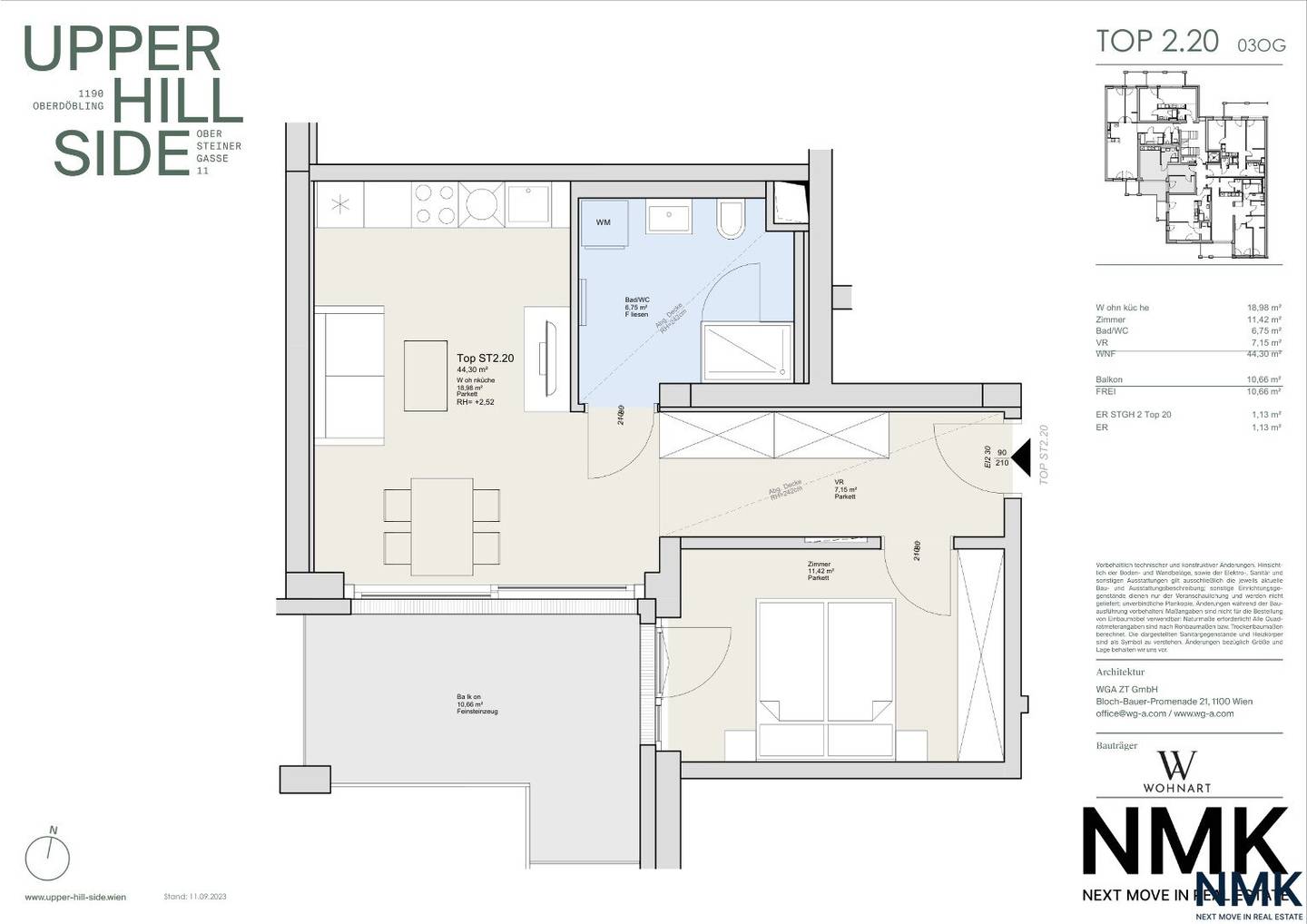 Wohnung mit Balkon ruhiger Lage Blick ins Grüne