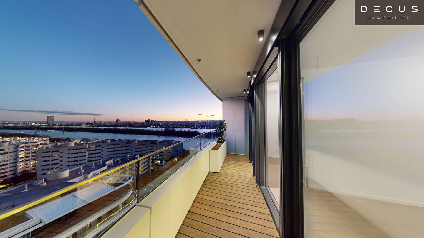 | DANUBEFLATS | PREMIUM-LIVING IM 19. STOCK MIT BALKON & 5-STAR-SERVICE | ANLEGERPREIS