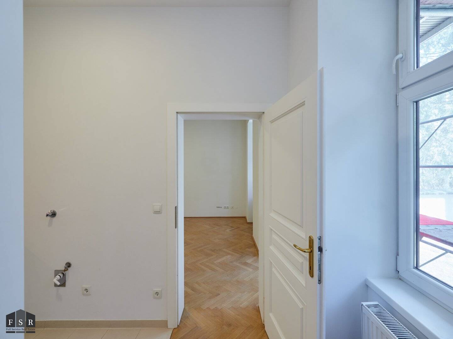 First occupancy apartment with private garden