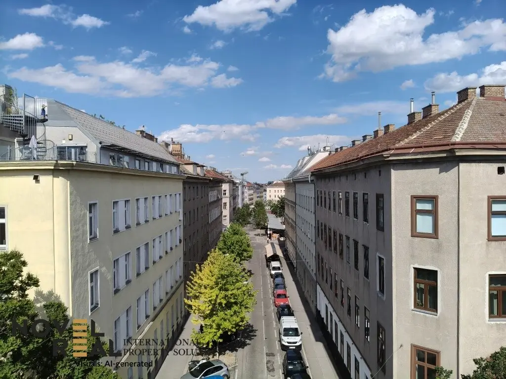 Wohnung Rohdachboden nahe Brunnenmarkt Parkblick