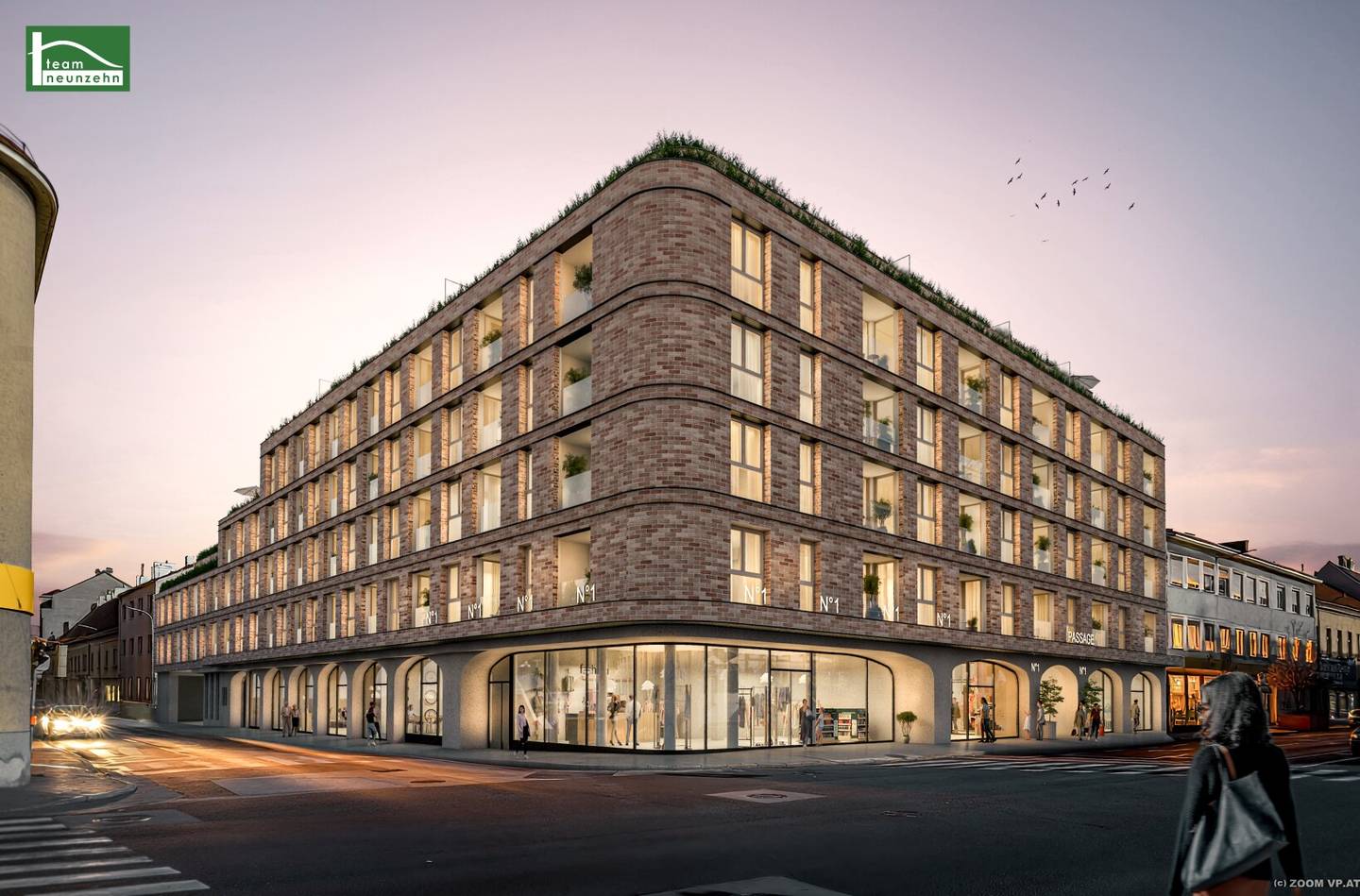 New build first occupancy apartment at Schwechat Hauptplatz
