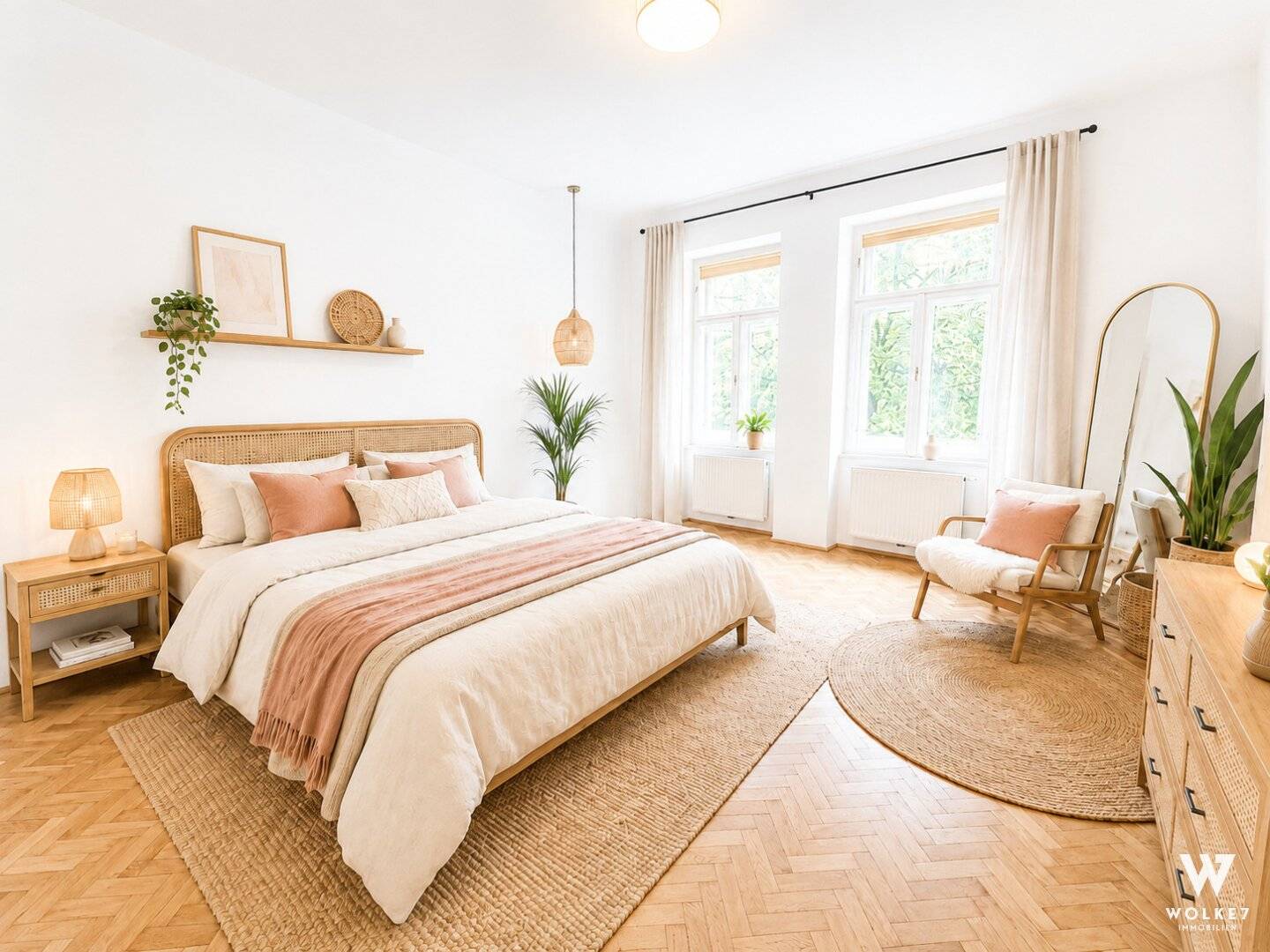 Wohnung Altbauflair Fischgrätparkett Schmelz