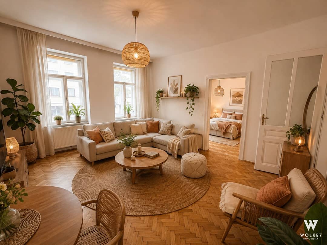 Wohnung Altbauflair Fischgrätparkett Schmelz