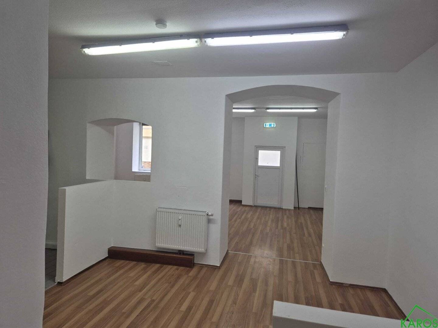 Bright retail space with large display windows in central location