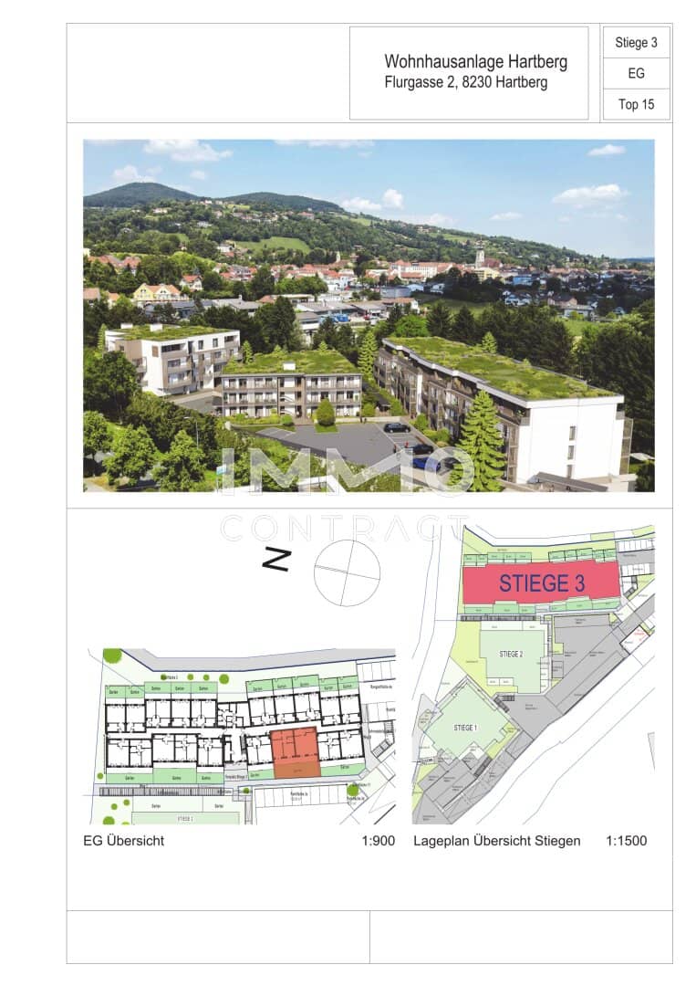 Gartenwohnung | Erstbezug | 3 Zimmer | Miete