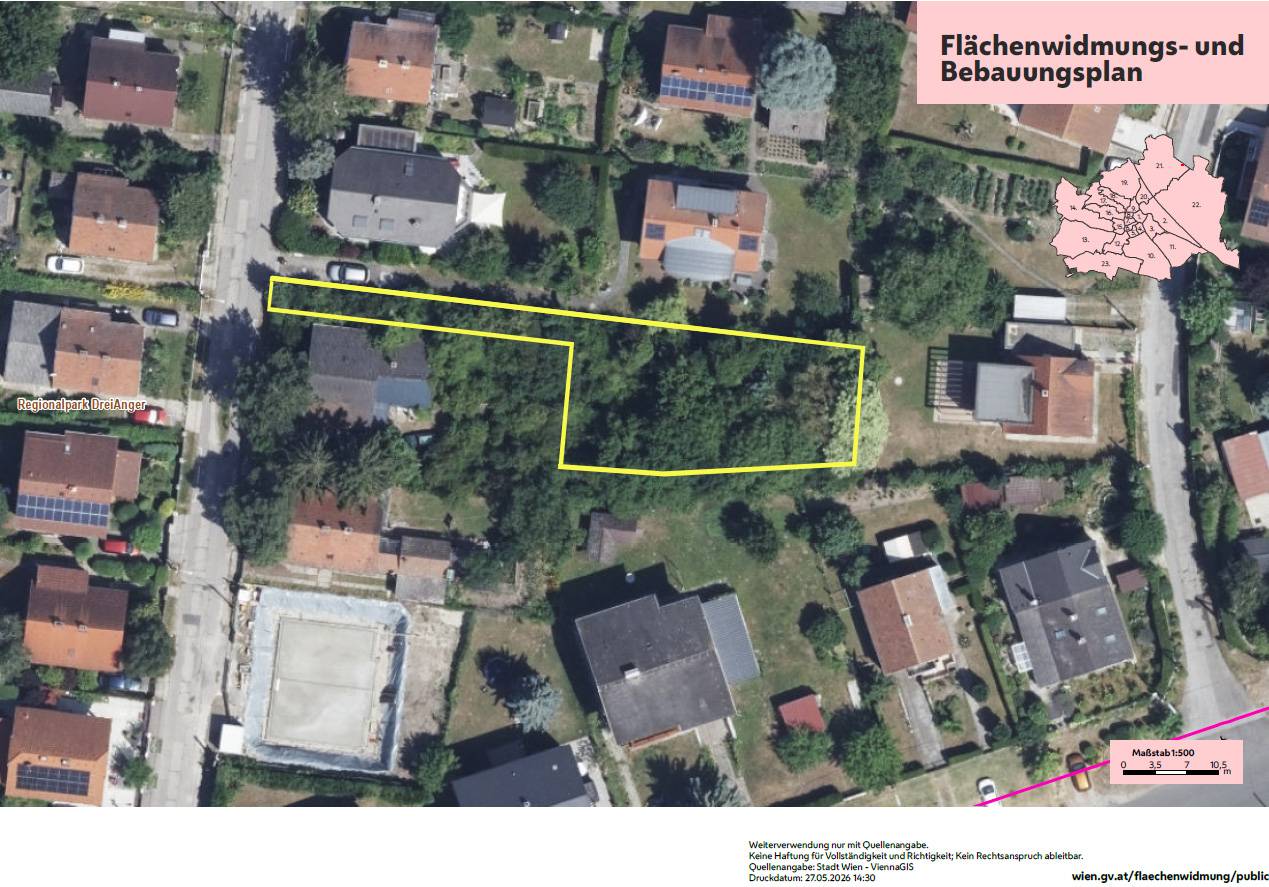 623 m² Building Plot in Floridsdorf