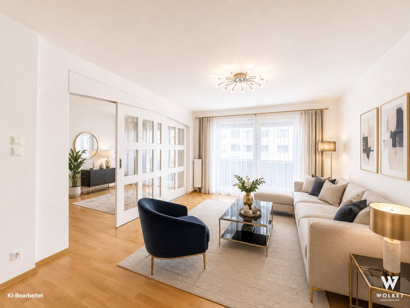 Bright apartment with balcony near U3 Enkplatz