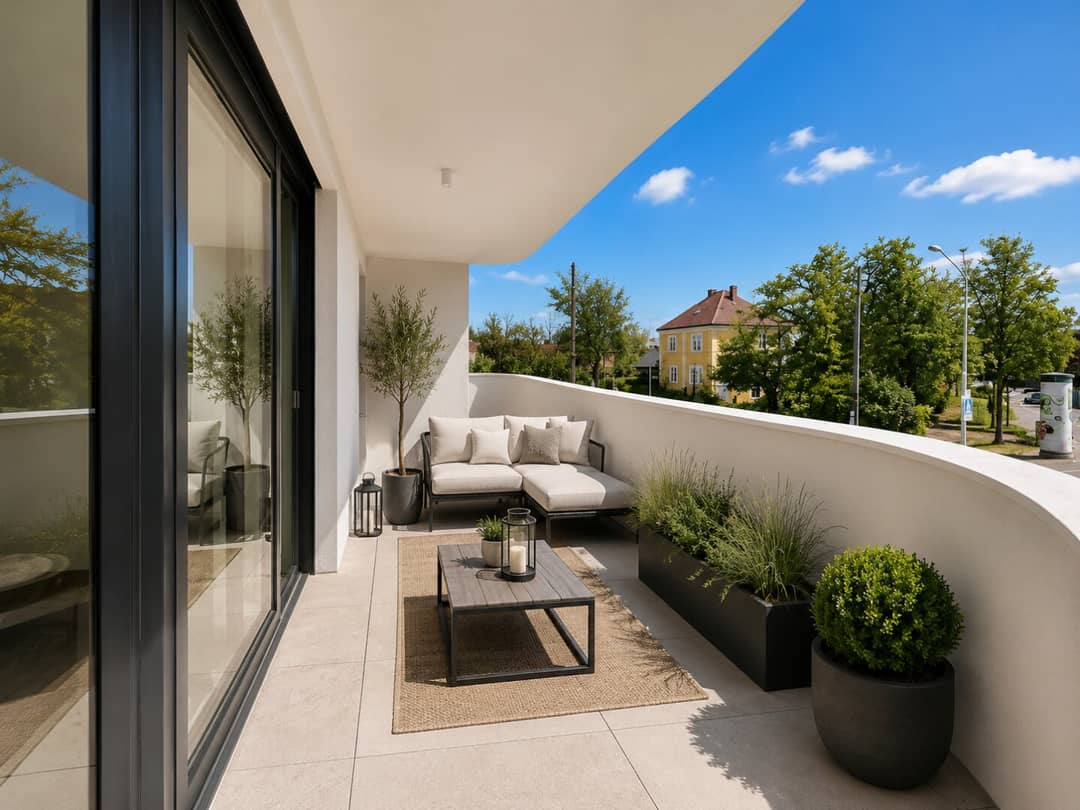 Erstbezug Wohnung mit Balkon in Strebersdorf