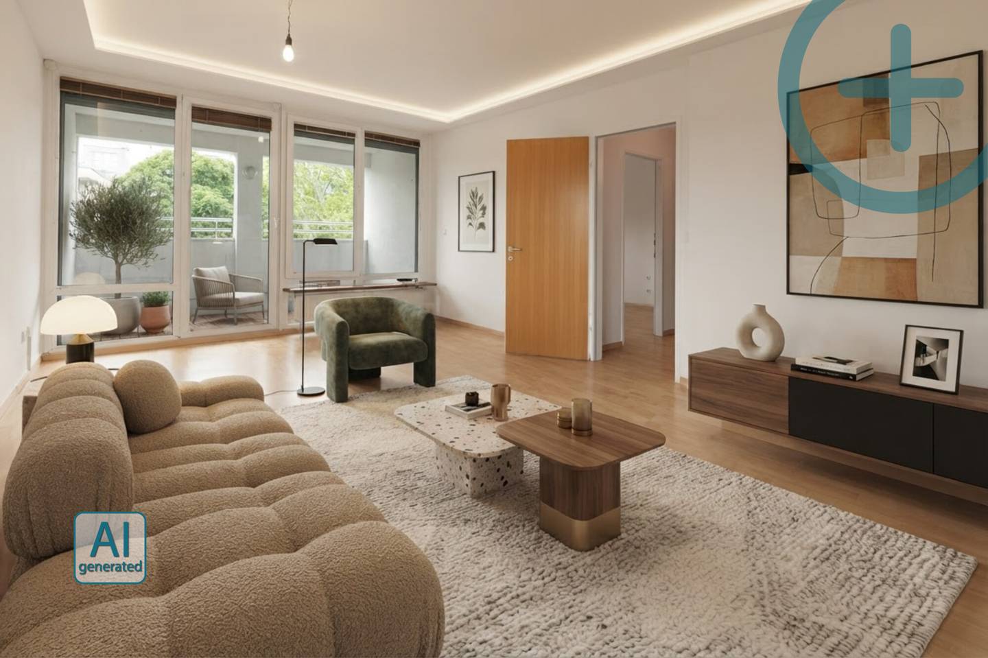 Wohnung mit Loggia hell ruhig nahe Donauinsel