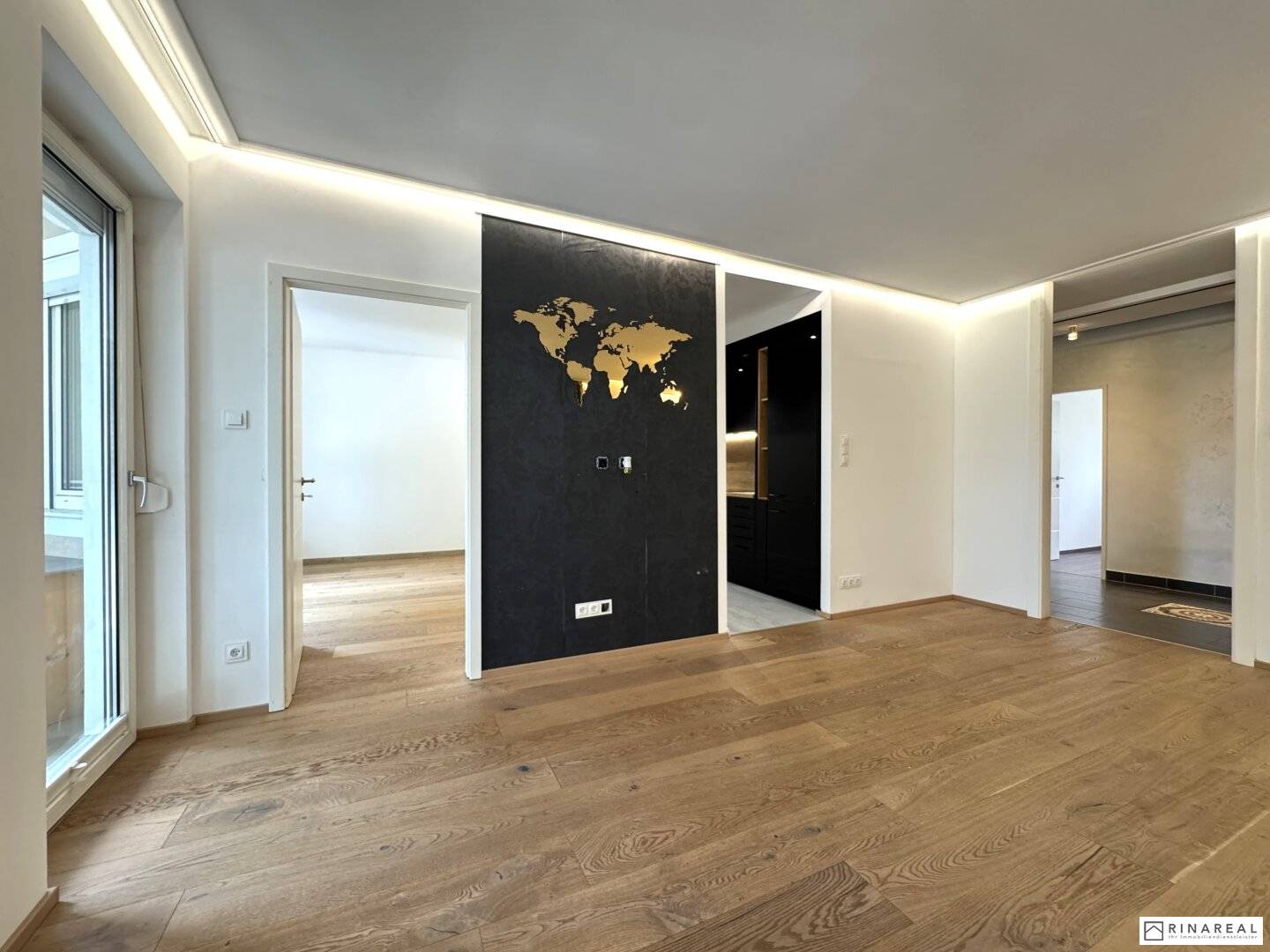 Apartment with two loggias and four rooms