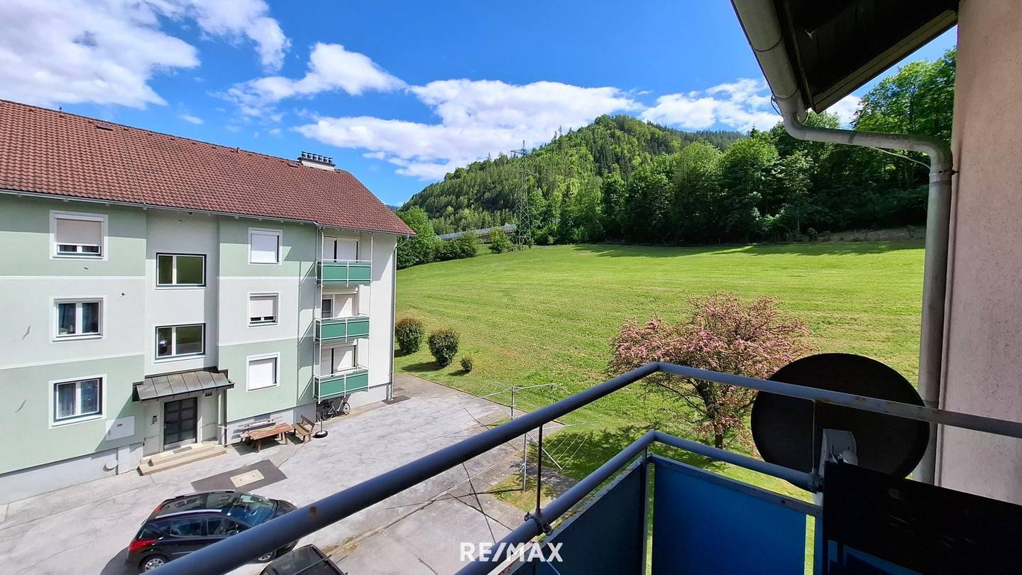 Anlegerwohnung Vermietet Balkon Blick ins Grüne