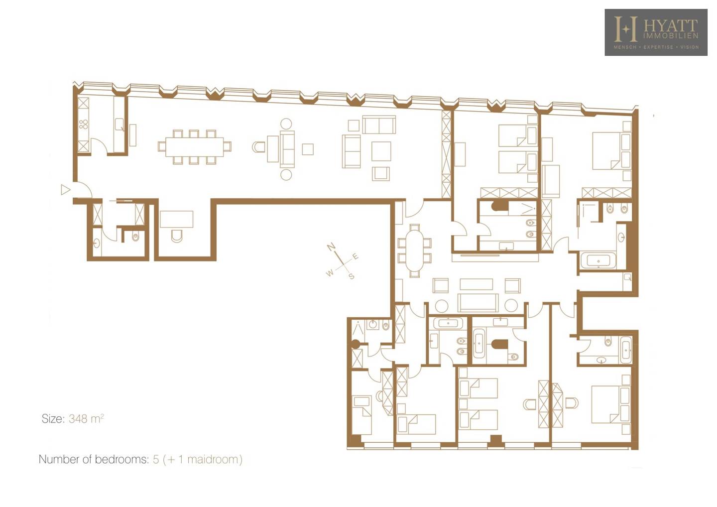 Apartment with park views and wellness area near Stadtpark