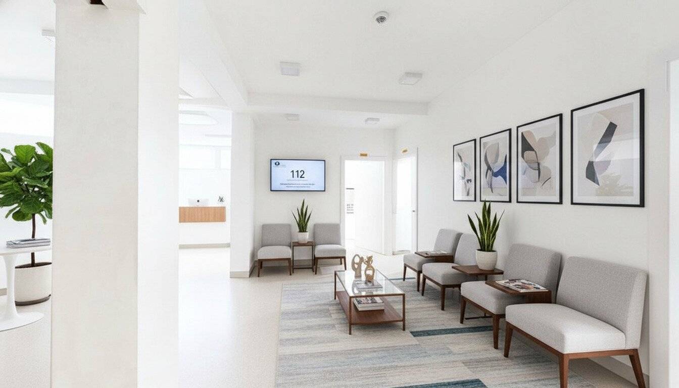 Own treatment room in the Kühnsdorf Health Centre – ideal for therapy, private practice or health professions