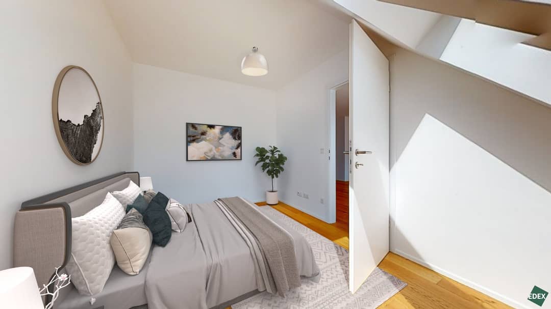 Dachgeschosswohnung mit Terrasse in ruhiger Lage
