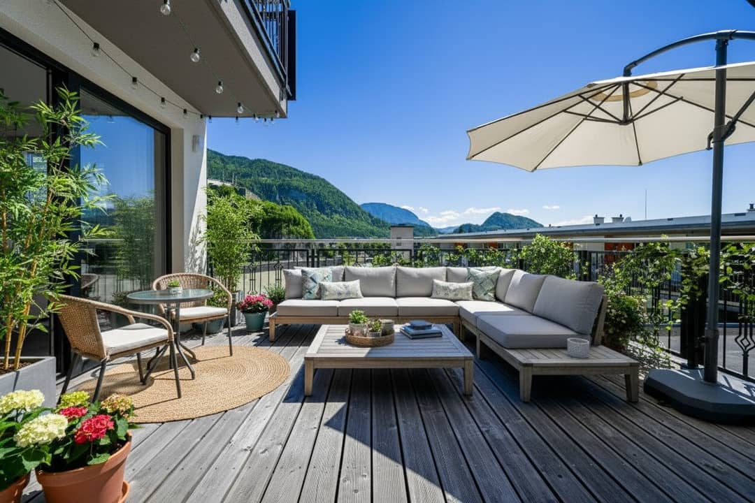 Apartment with fortress view and large terrace