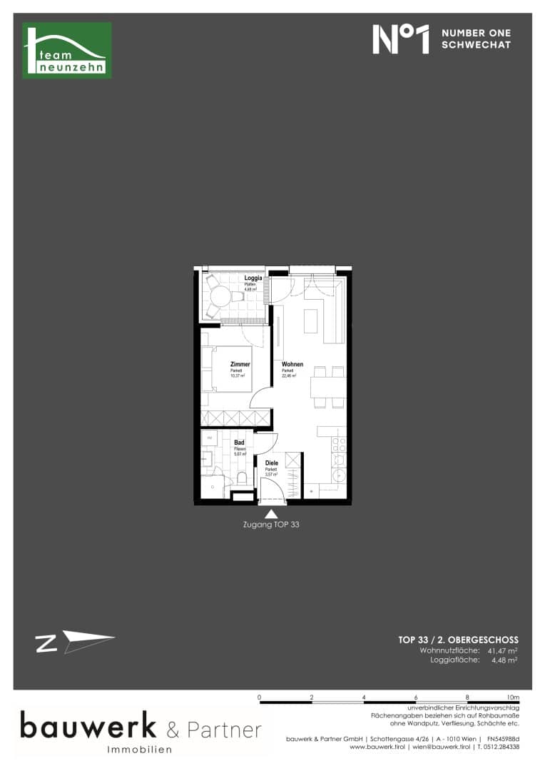 Apartment new build first occupancy balcony