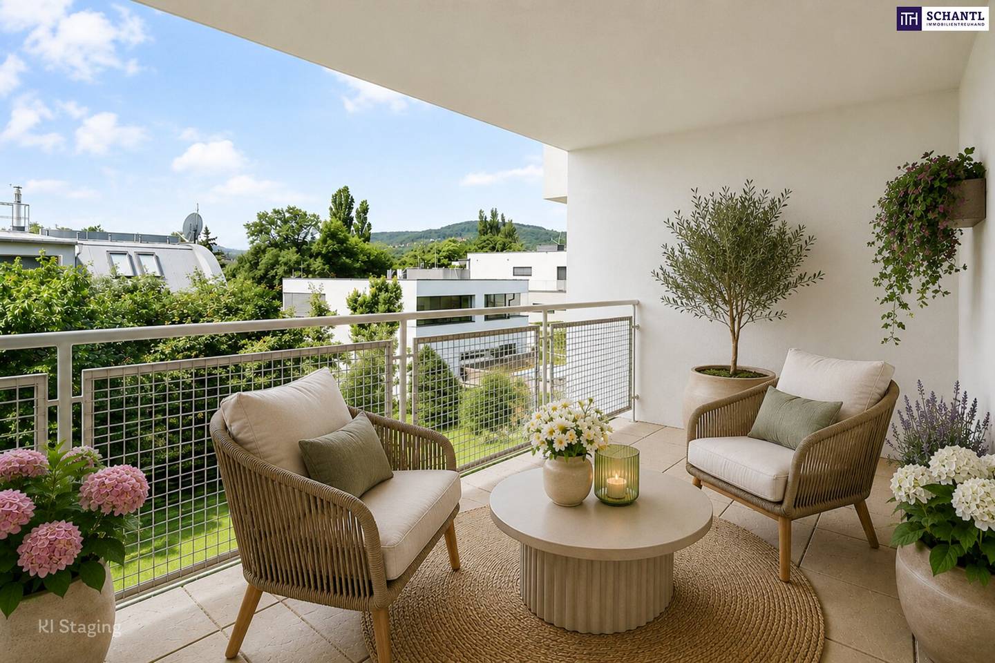 Wohnung mit Loggia am Schafberg in Hernals