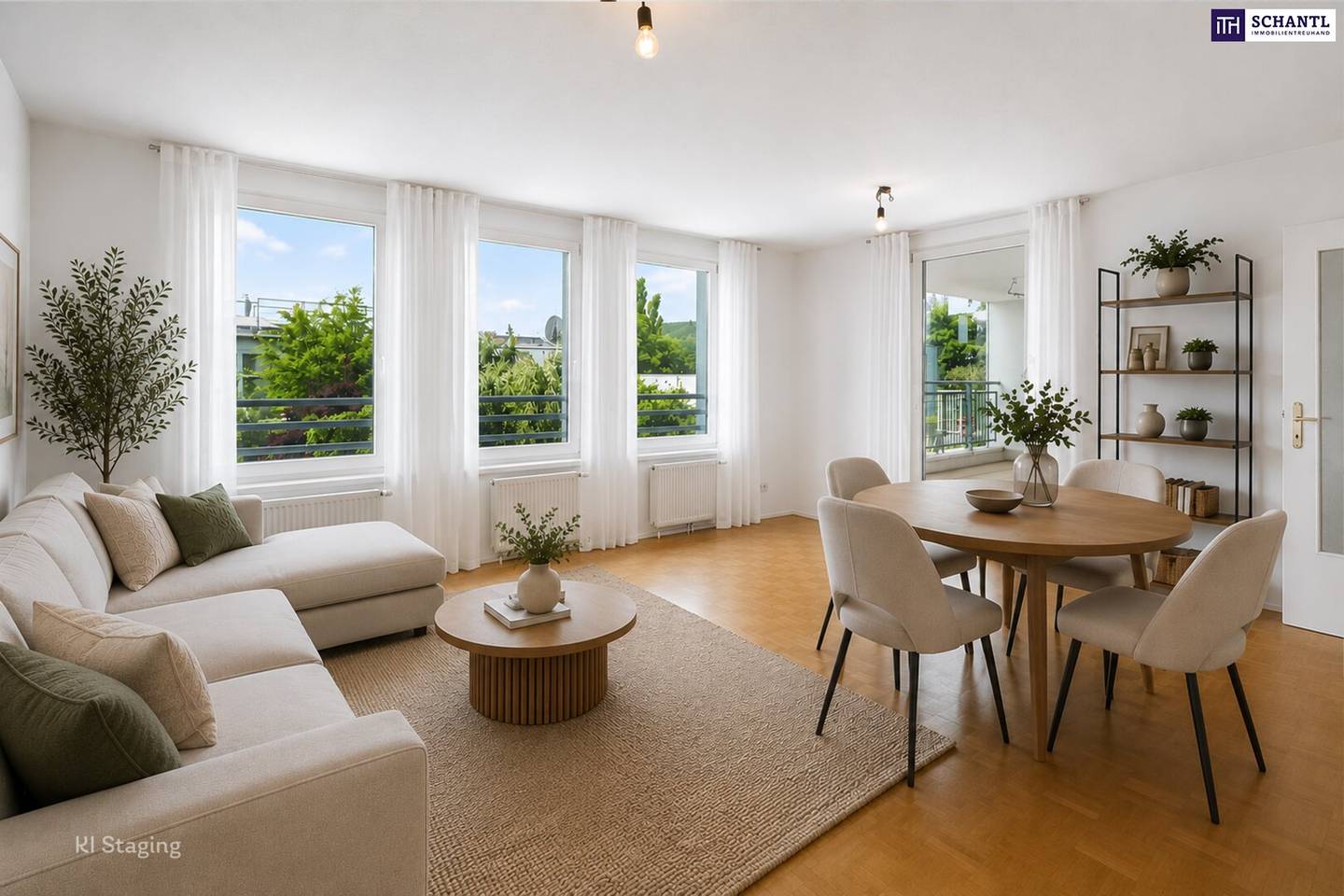 Wohnung mit Loggia am Schafberg in Hernals
