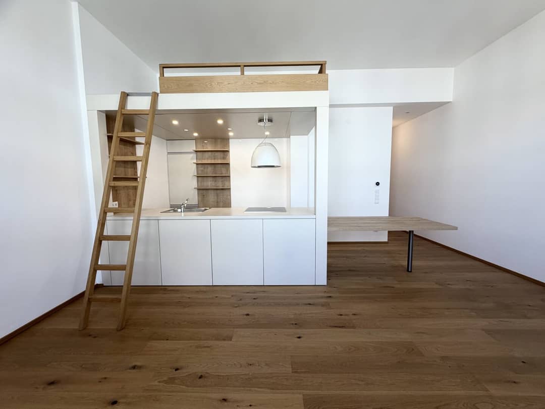 Wohnung Dachgeschossausbau 2021 Kochnische Naschmarkt