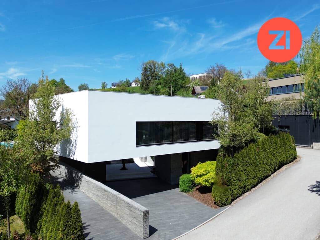 Architektenhaus in Ottensheim mit Pool
