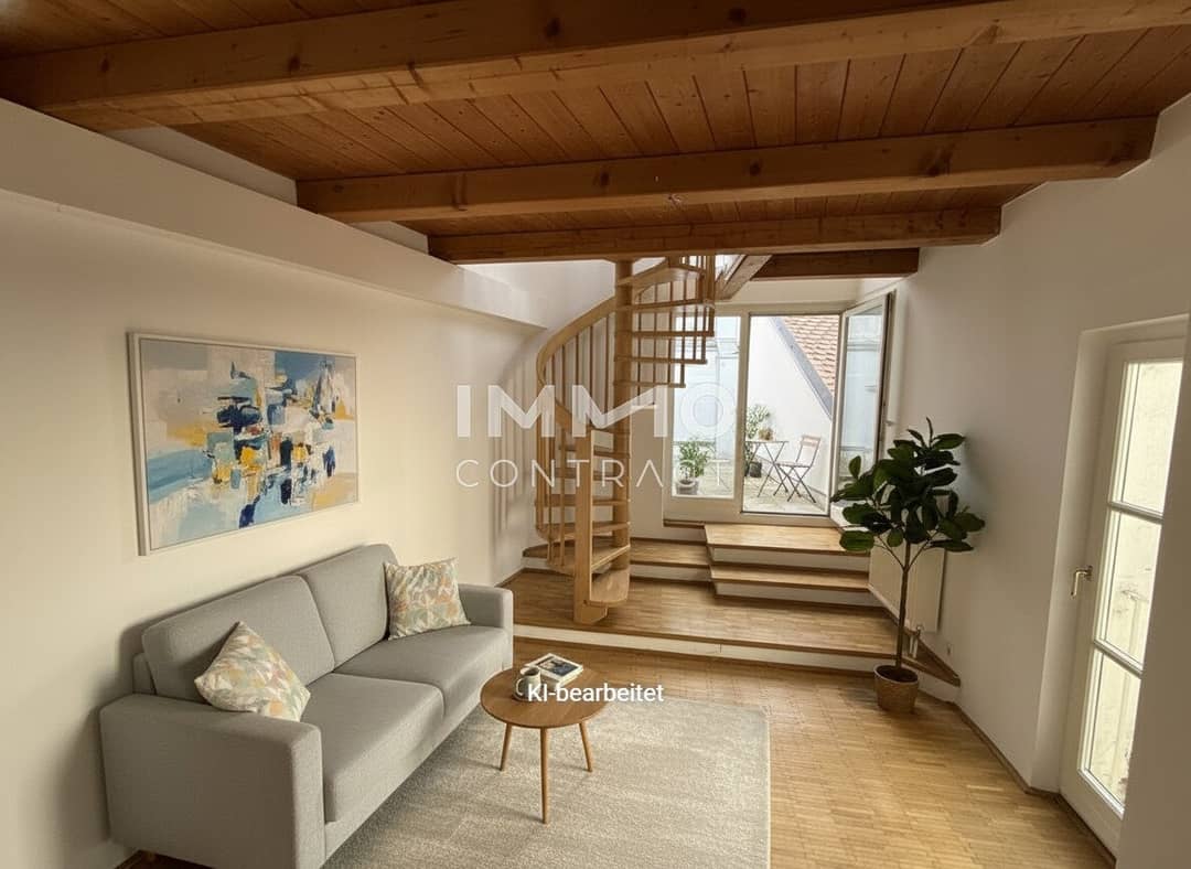 Maisonette apartment in old town with terrace