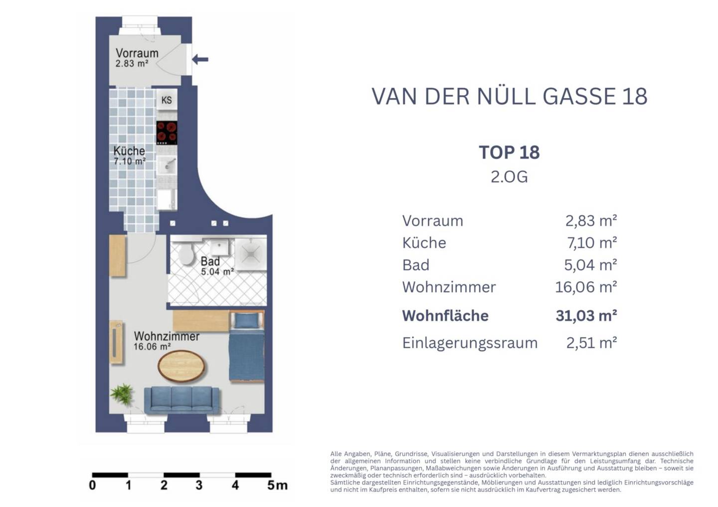 Moderne 1 Zimmer Eigentumswohnung mit Einbauküche
