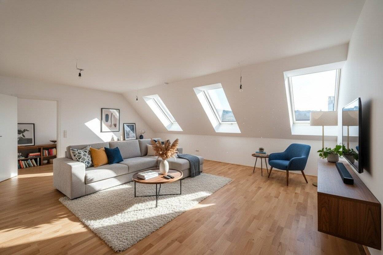 NEW Modern 3.5 room top floor Maisonette with two terraces