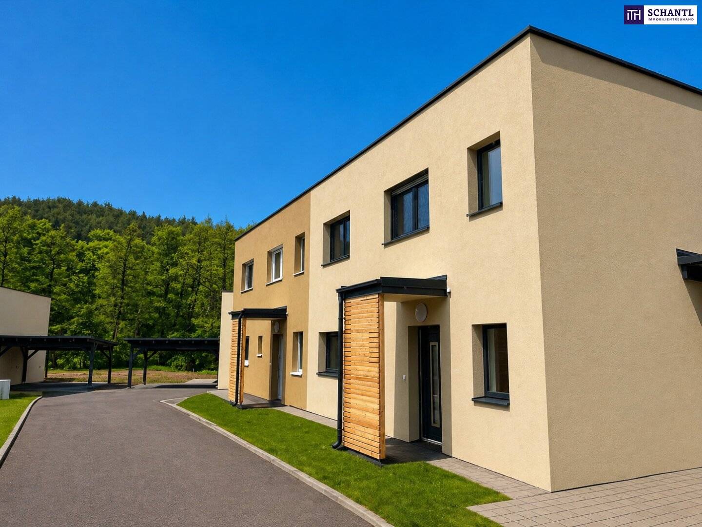 Modernes Doppelhaus mit Garten nahe Graz