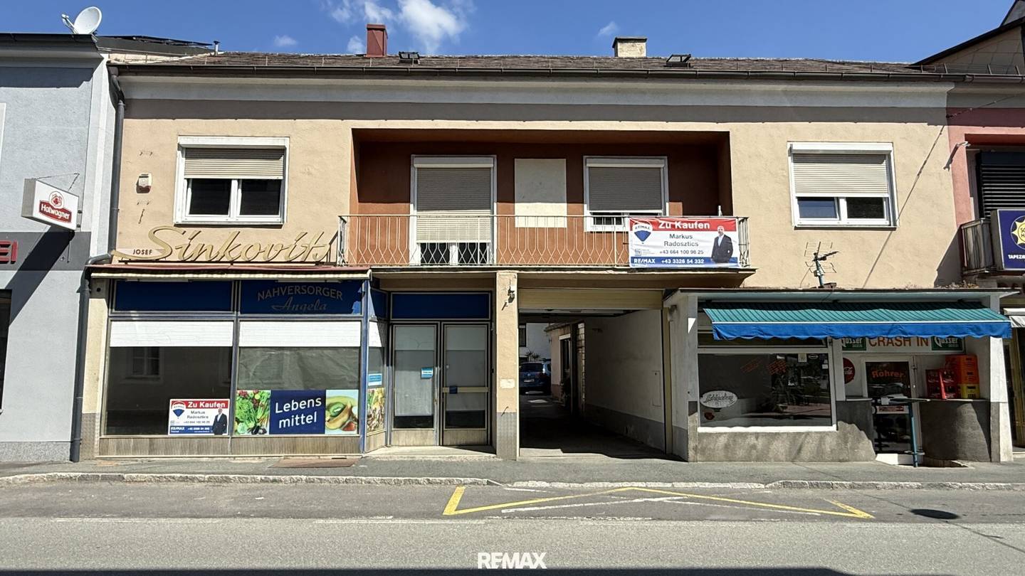 Stadthaus mit Wohn- und Gewerbeeinheit in Rechnitz